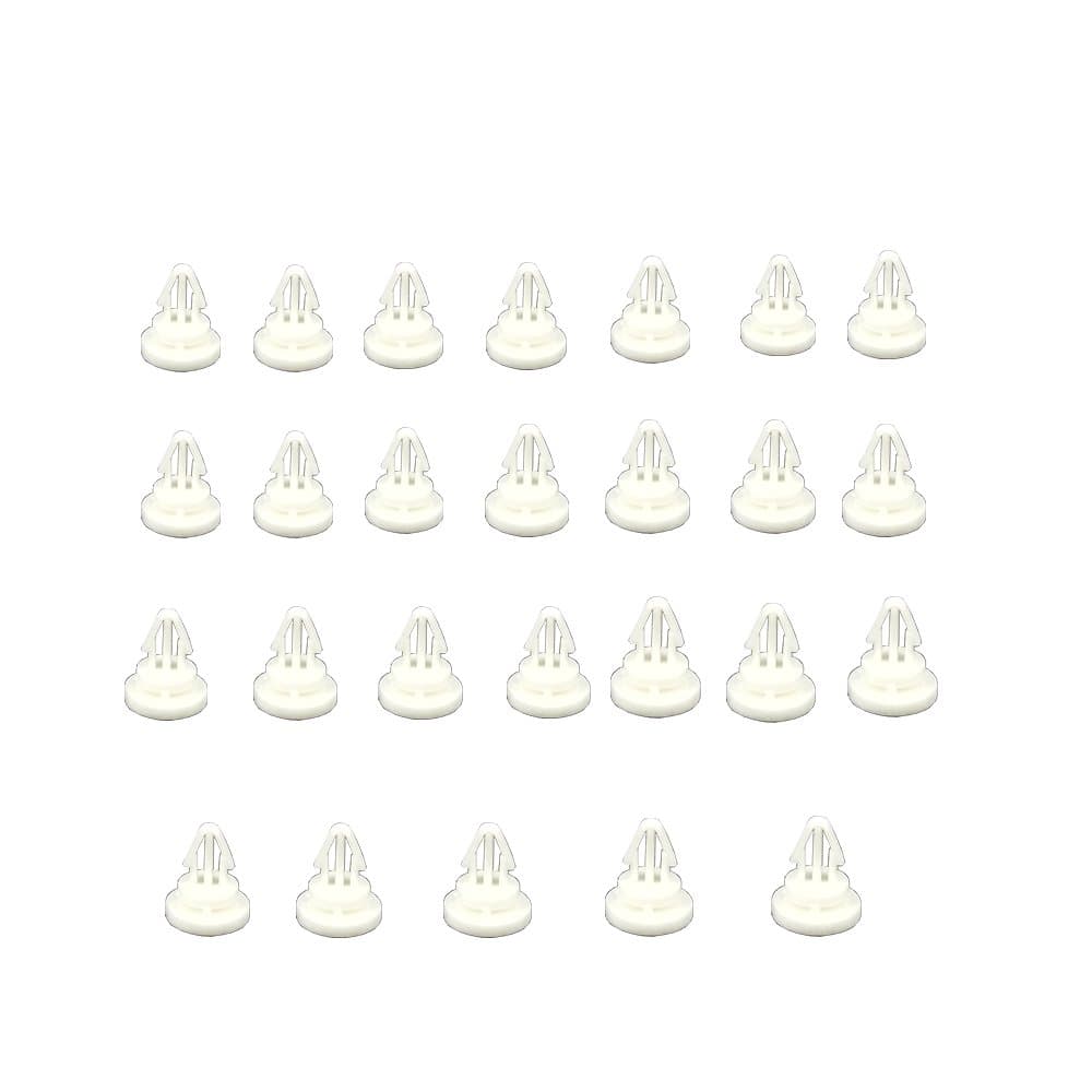 (50 Pieces) White PCB Isolation Column Board Round Plastic Insulation Column Standoff Support Spacer White 4mm Standoffs Spacer Nylon Plastic