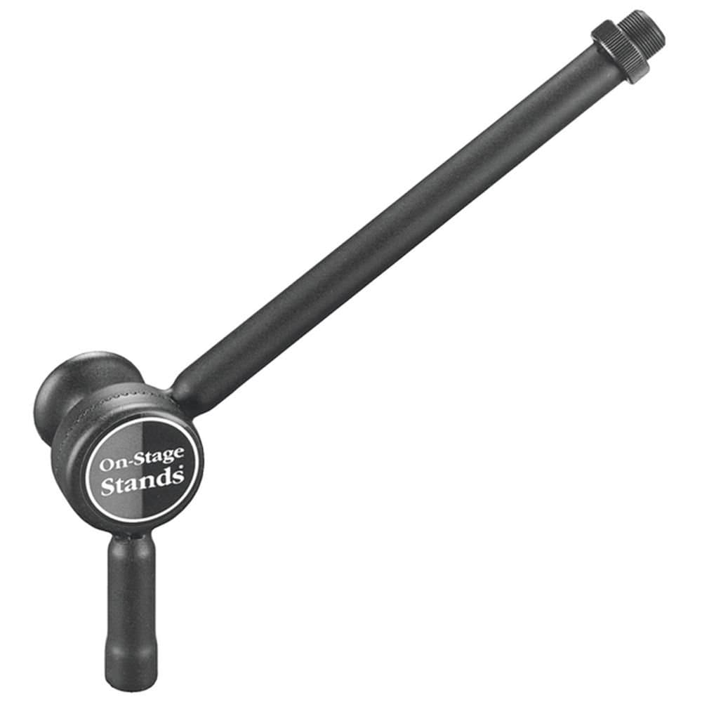 OnStage Posi-Lok Mini Microphone Boom Arm, Black 15 x 3 x 5 inches