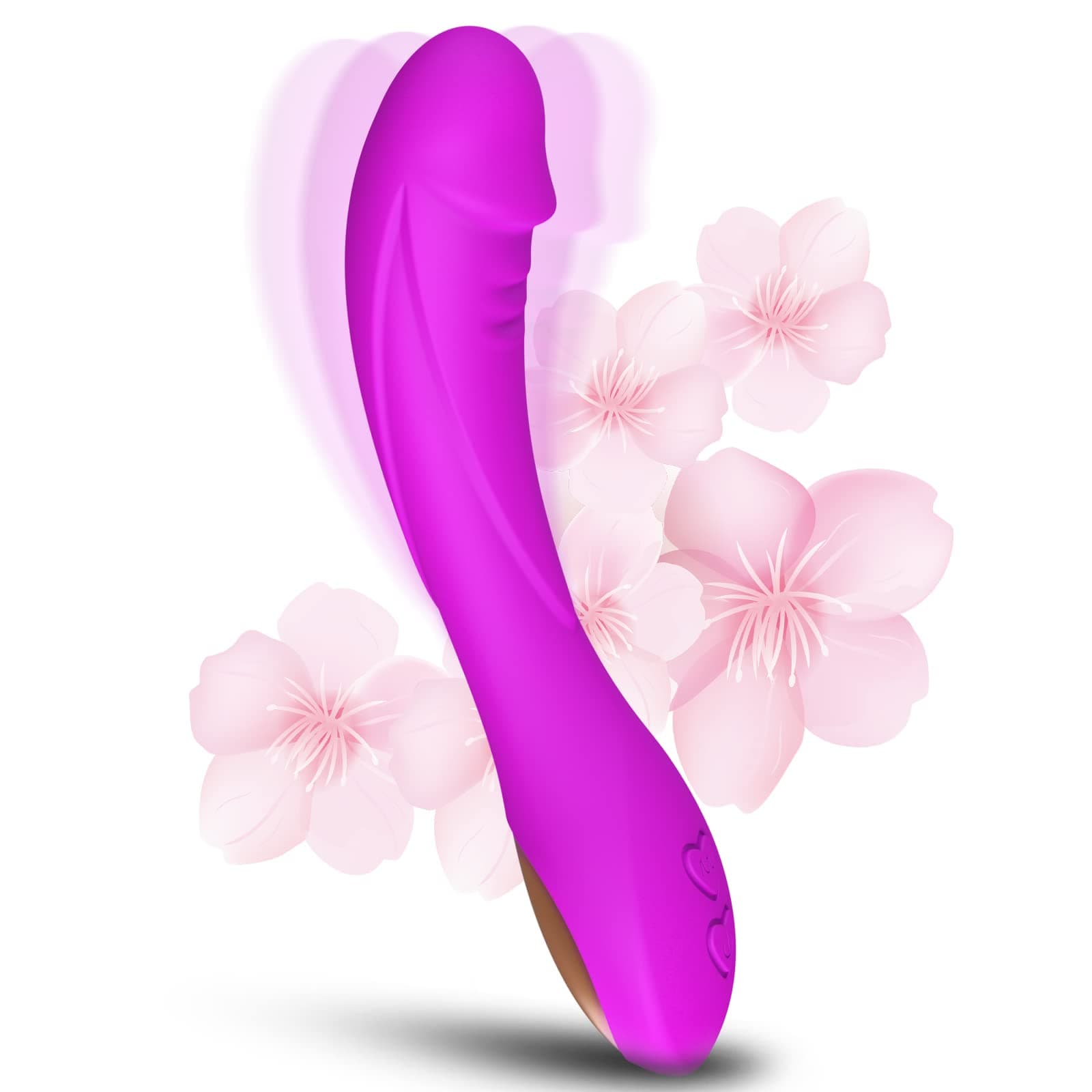 Wireless Cordless Massage Device with 12 Ultra Powerful Patterns, Hand Held Electric Massager with Silent Motor, USB Rechargeable