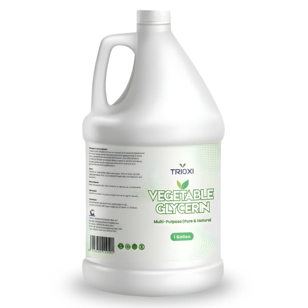 Trioxi Organic Vegetable Glycerin 1 Gallon โ Ideal for Skincare, Hair Care & Homemade Products