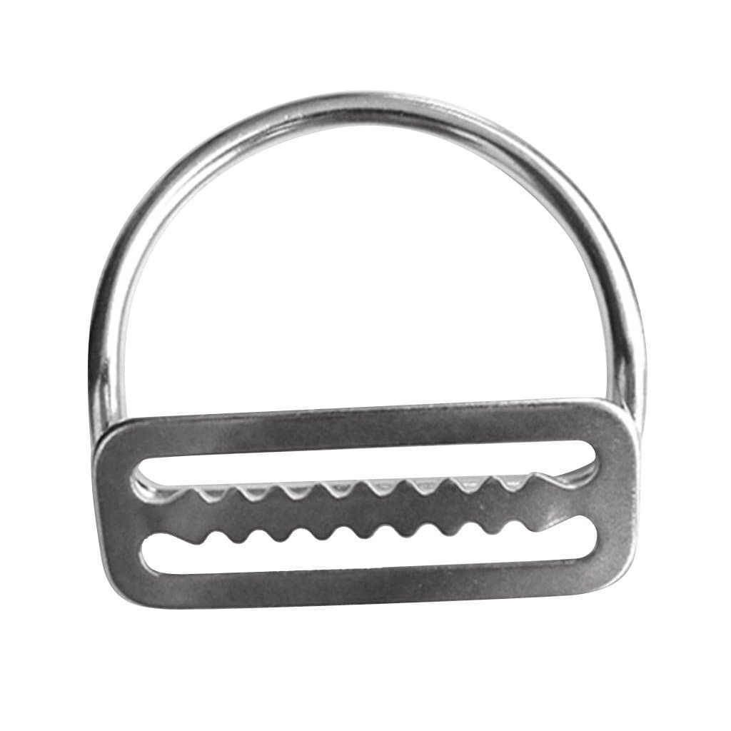 Scuba Diving 316 Stainless Steel Weight Belt Keeper with D Ring Suit for Scuba Diving Surfing