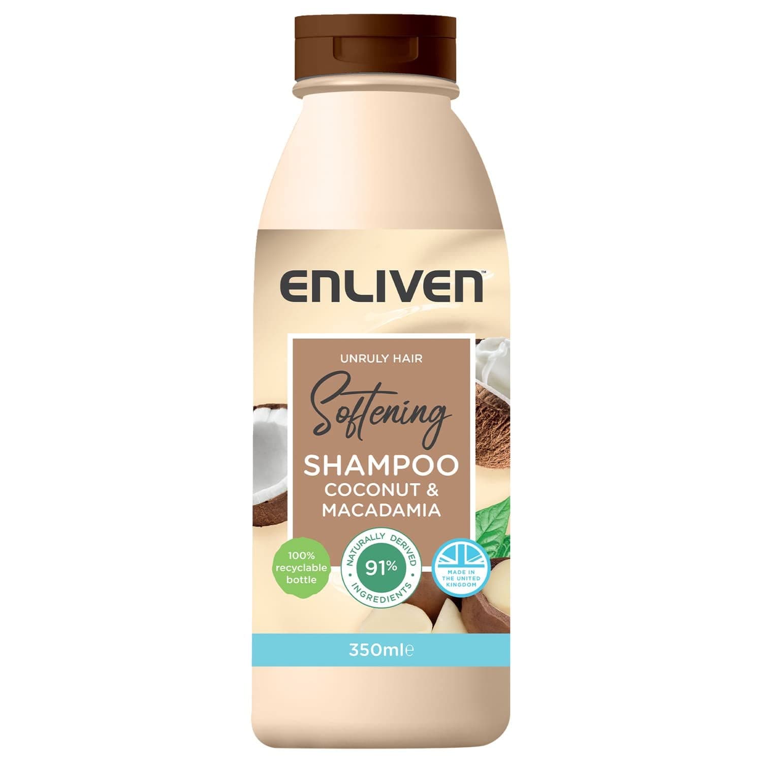 Enliven Softening Shampoo Coconut & Macadamia | 350ml