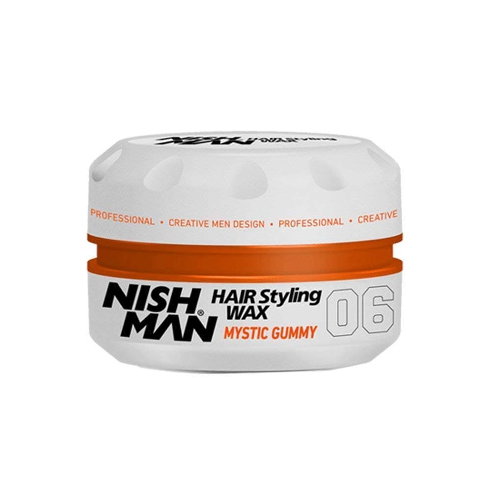 NISHMAN Hair Styling Cream N6 - White 150ml - Powerful Styling and Flexible Hold for Every Hair Type - Perfect Cream for Long-Lasting Shape, Texture, and Shine