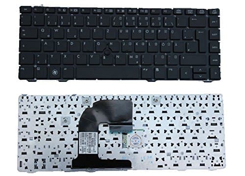 Greenfancy DE(GR) German Laptop Keyboard for HP Compaq Elitebook 6465B 6460 6465 8460P 8470P 8460W 8470W Notebook, 9Z.N6RUV.40G NSK-HZ4UV 0G 683835-041 686299-041, 686300-041, Black Non-Backlit