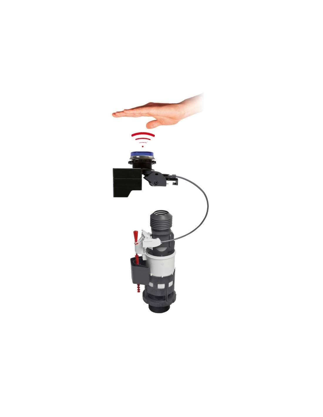 Jollytronic 10120021 No Touch Flushing Valve Only 2 Inch Outlet