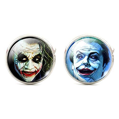 Classical Joker Manset Cufflinks, Glass Cuff Links,Mens Shirt Cufflinks