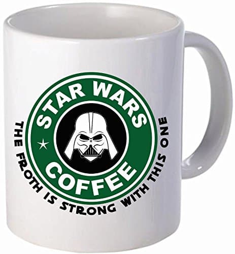 The Froth Is Strong With This One - Funny coffee mug by Donbicentenario - 11OZ - SHIPS FROM USA