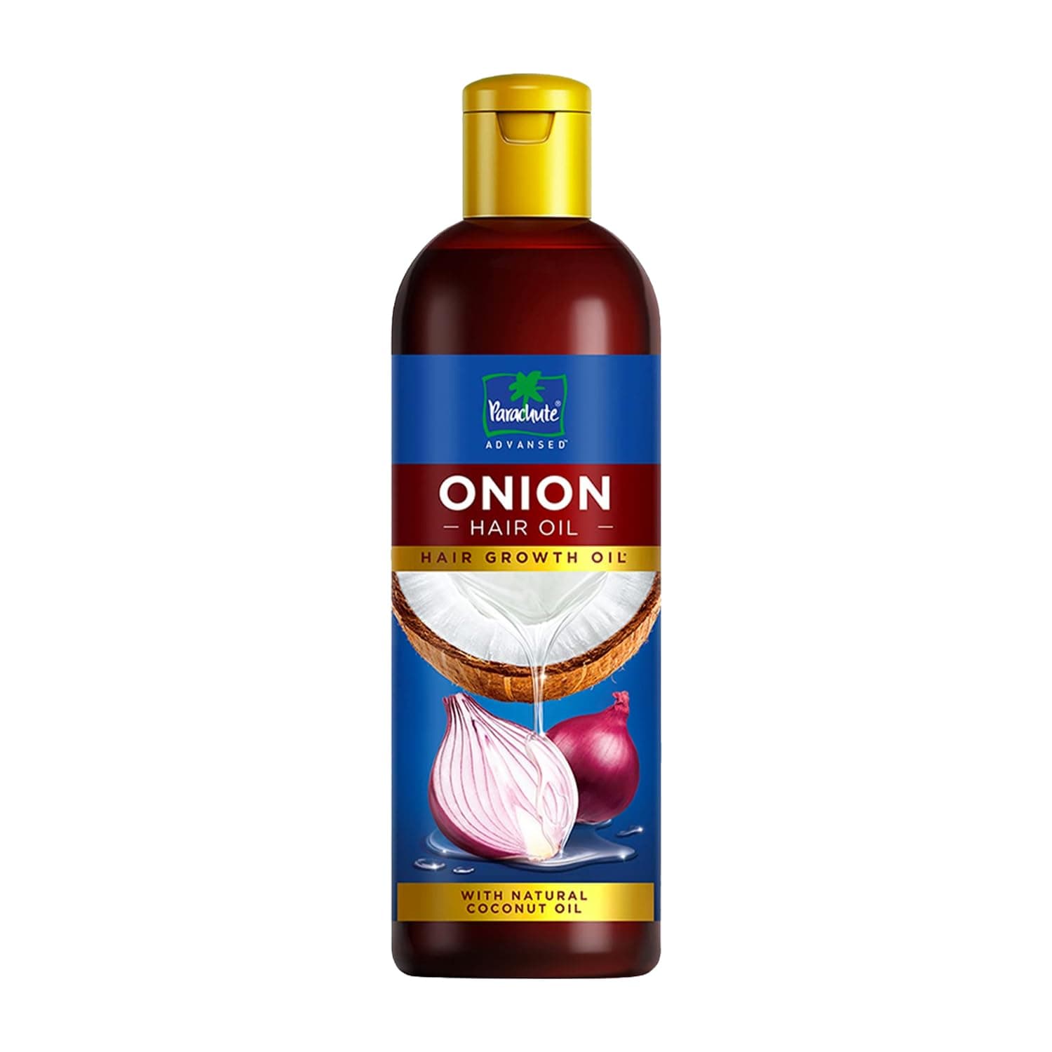 Onion Hair Oil for Hair Growth and Hair Loss Control with Natural Coconut Oil and Vitamin E 200ml