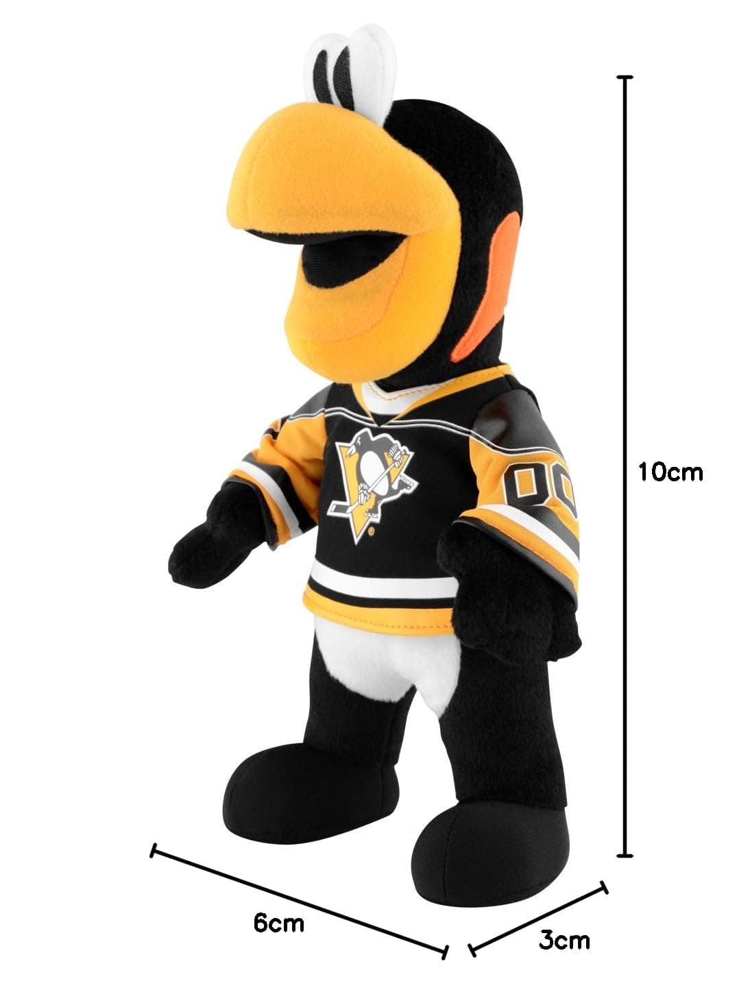 Bleacher Creatures Pittsburgh Penguins Iceburgh 10" Plush Figure- A Mascot for Play or Display