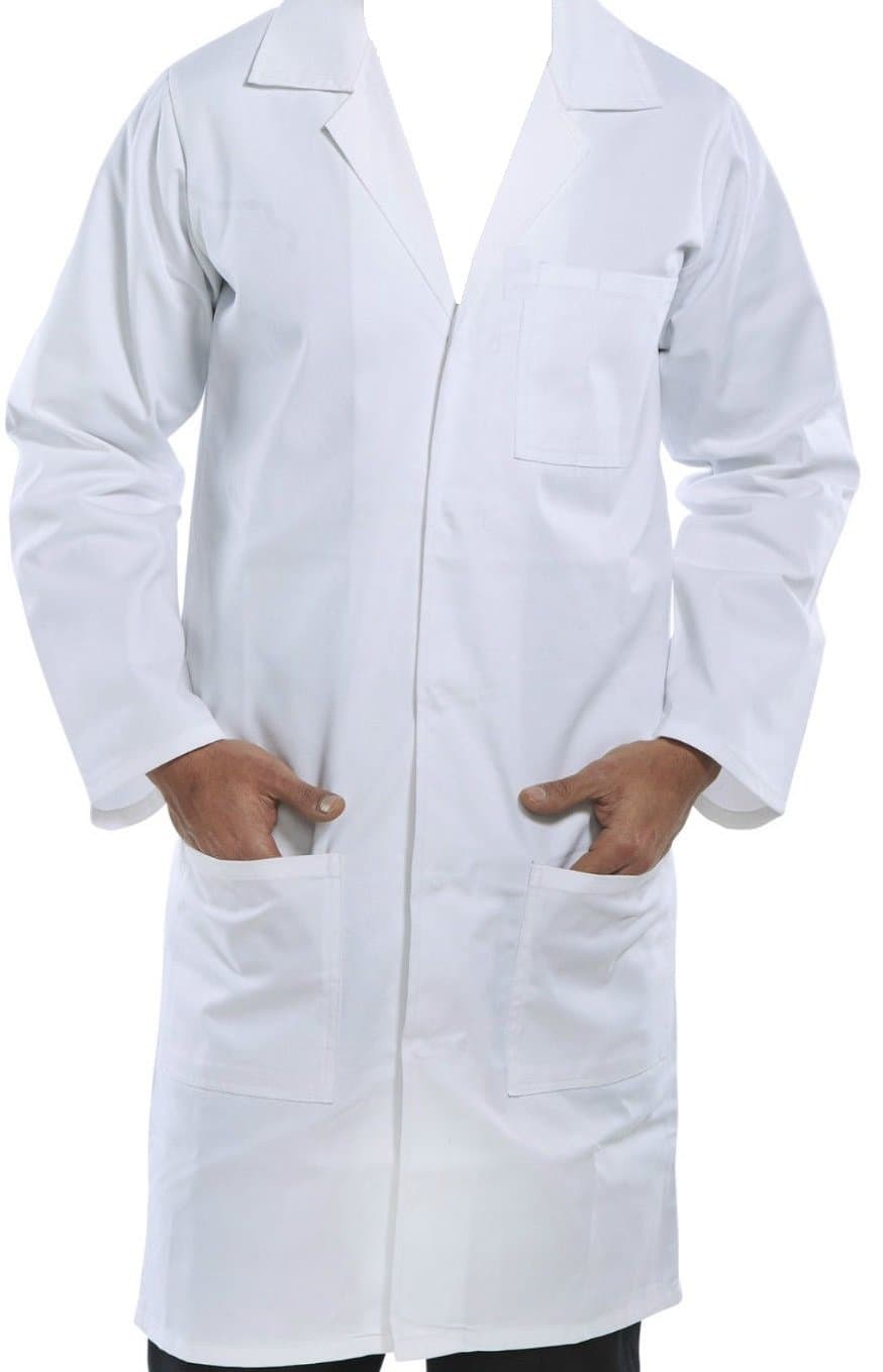 ElimistatUnisex Lab Coat for Professionals, Schools & Universities with Pen Pocket