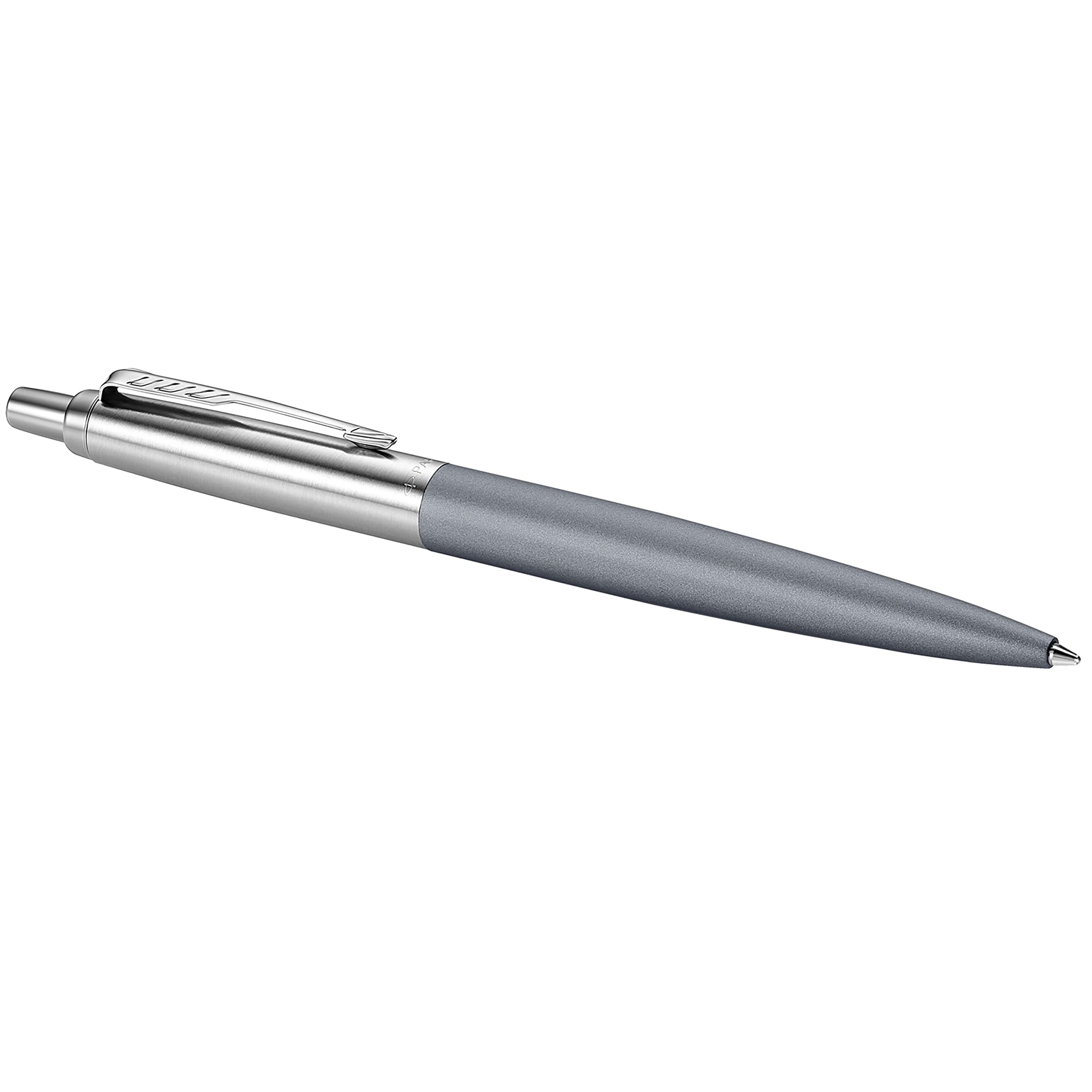 PARKER 2068360 Jotter Ballpoint Pen Gift Box, Matte Grey, Medium Point