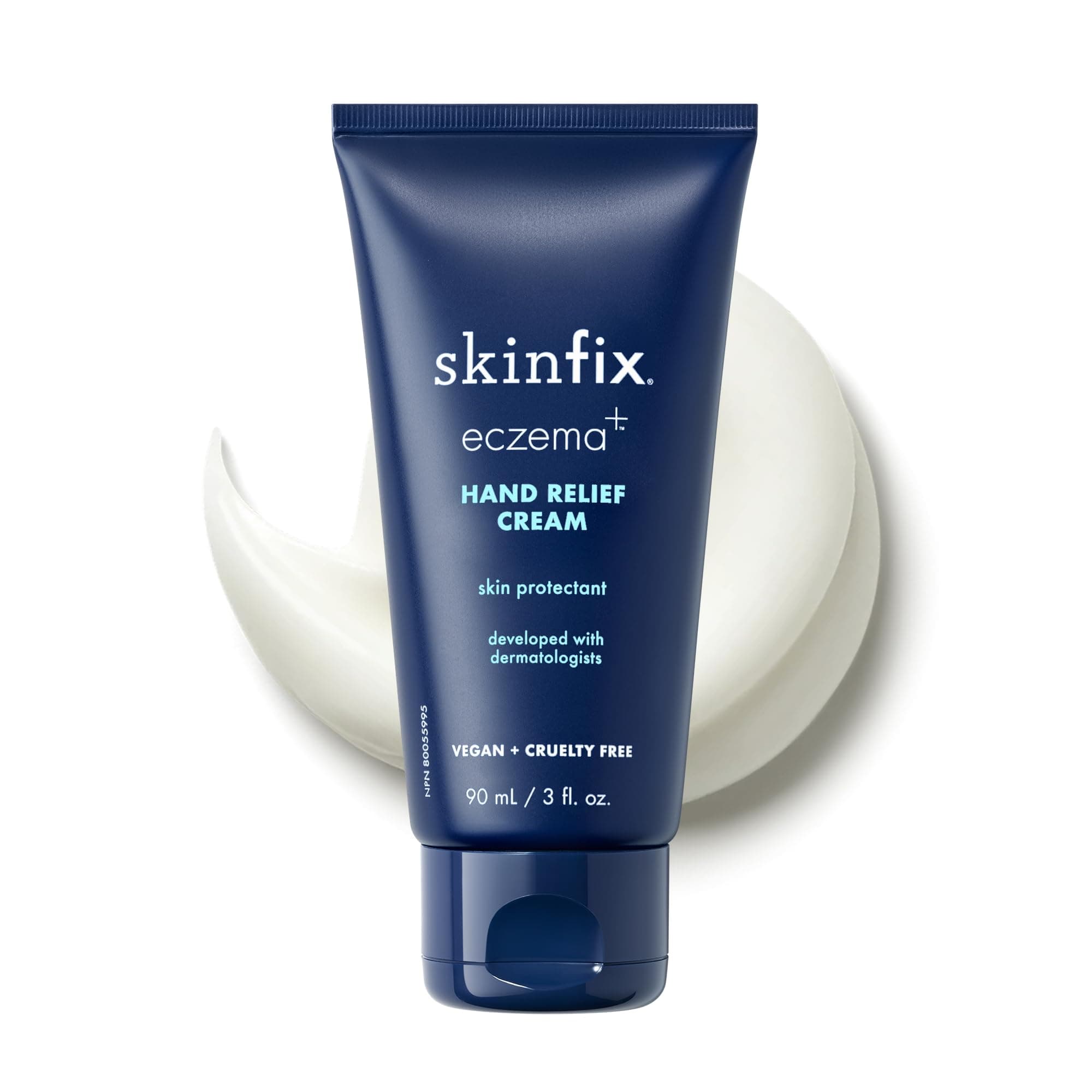- Skinfix Hand Relief Cream - 3 fl oz - Reduces Visible Redness, Stinging & Cracking for Dry, Sensitive Skin - Accepted by the National Eczema Association - Fragrance Free - Vegan, Cruelty Free