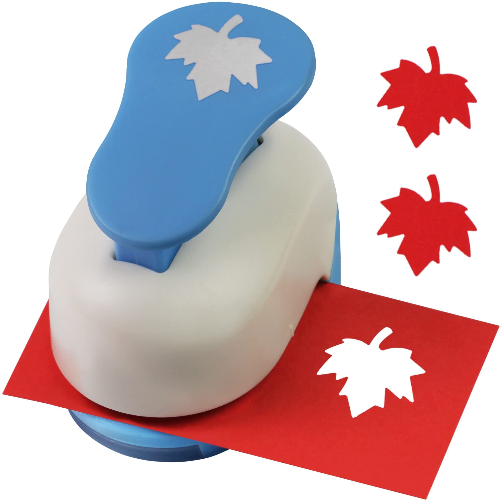 Maple Leaf Punch Cutter 1inch, Paper Punches, Craft Lever Punch Handmade, Leaves Shape for Paper Crafting, Scrapbooking, Cards Decoration, DIY Arts. (Maple Leaf)