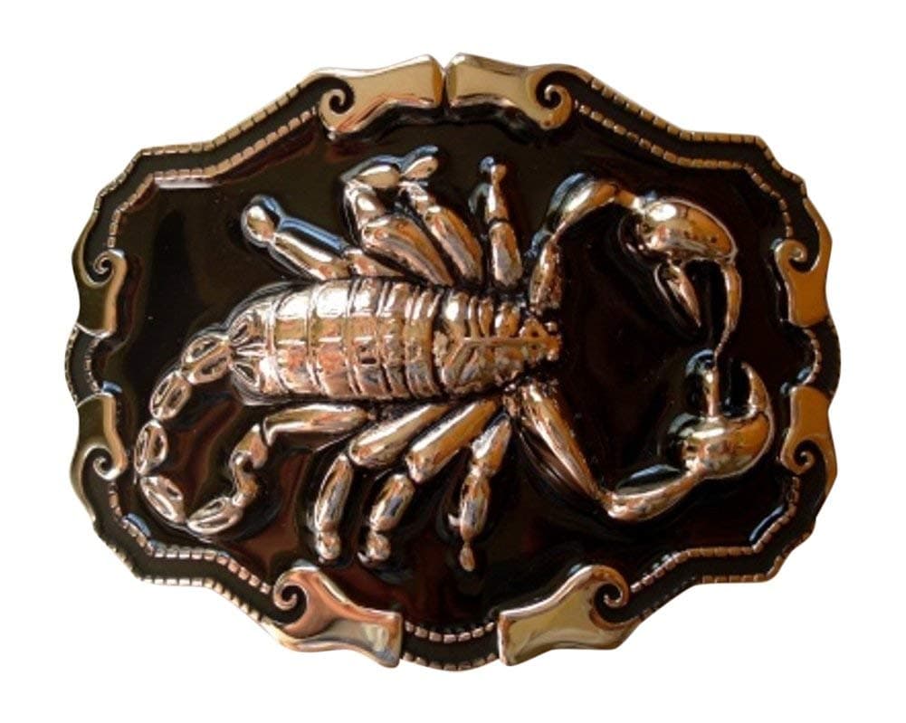 Scorpion Western Cowboy Belt Buckle