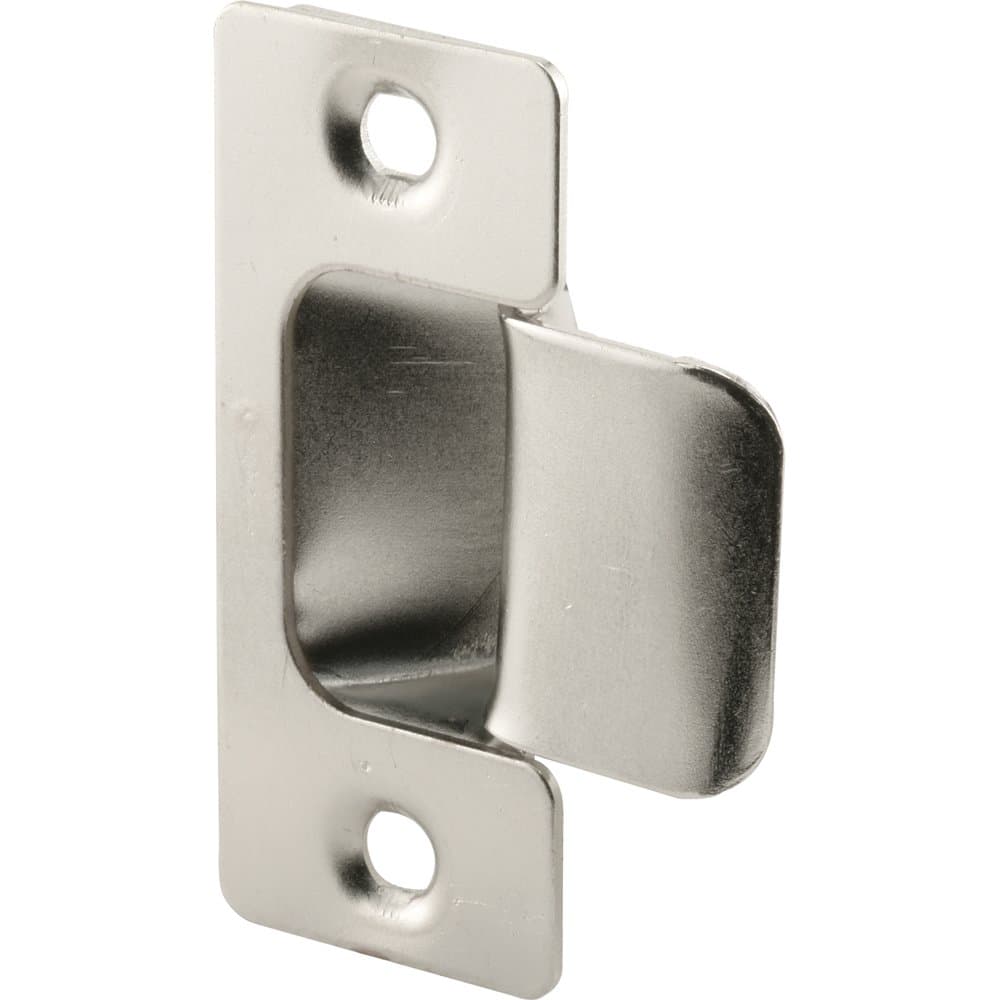 U 10278 Two Piece Adjustable Door Strike, Chrome Plated (Single Pack)