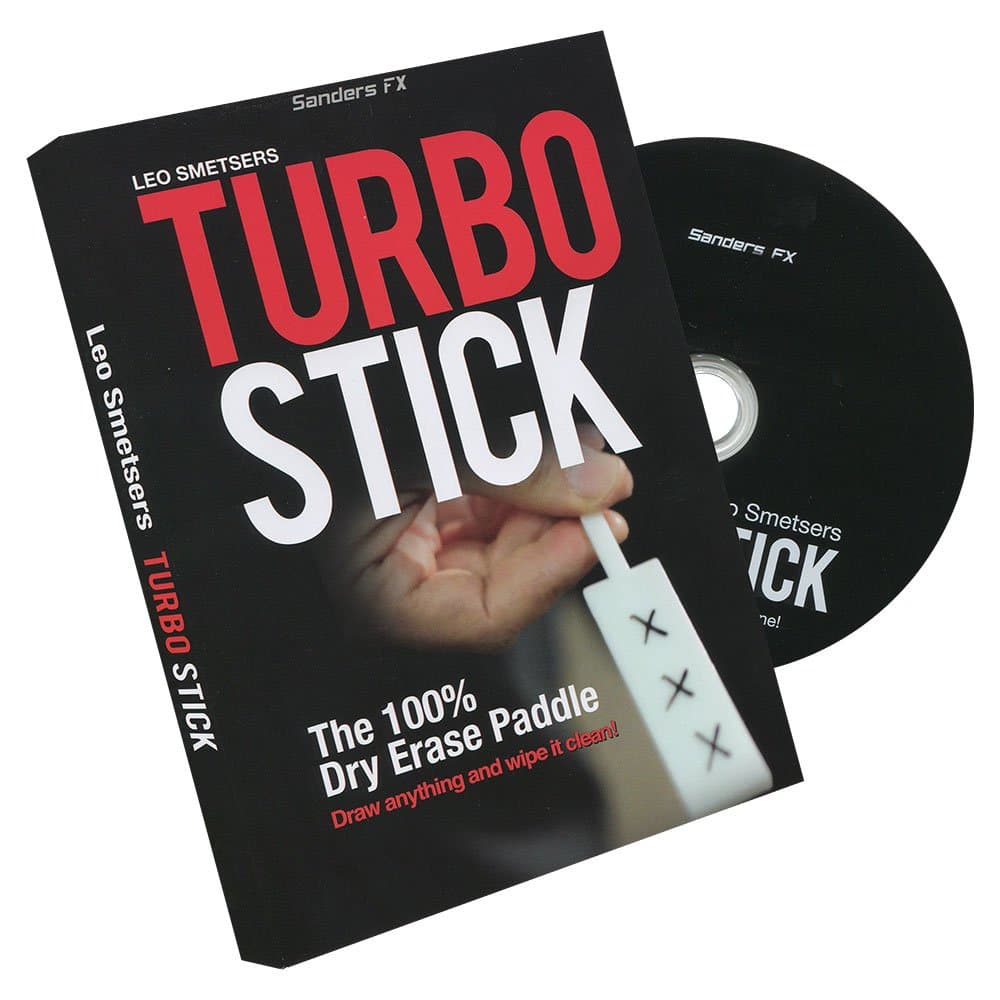 Murphy's Magic Turbo Stick (Props and DVD) by Richard Sanders - DVD
