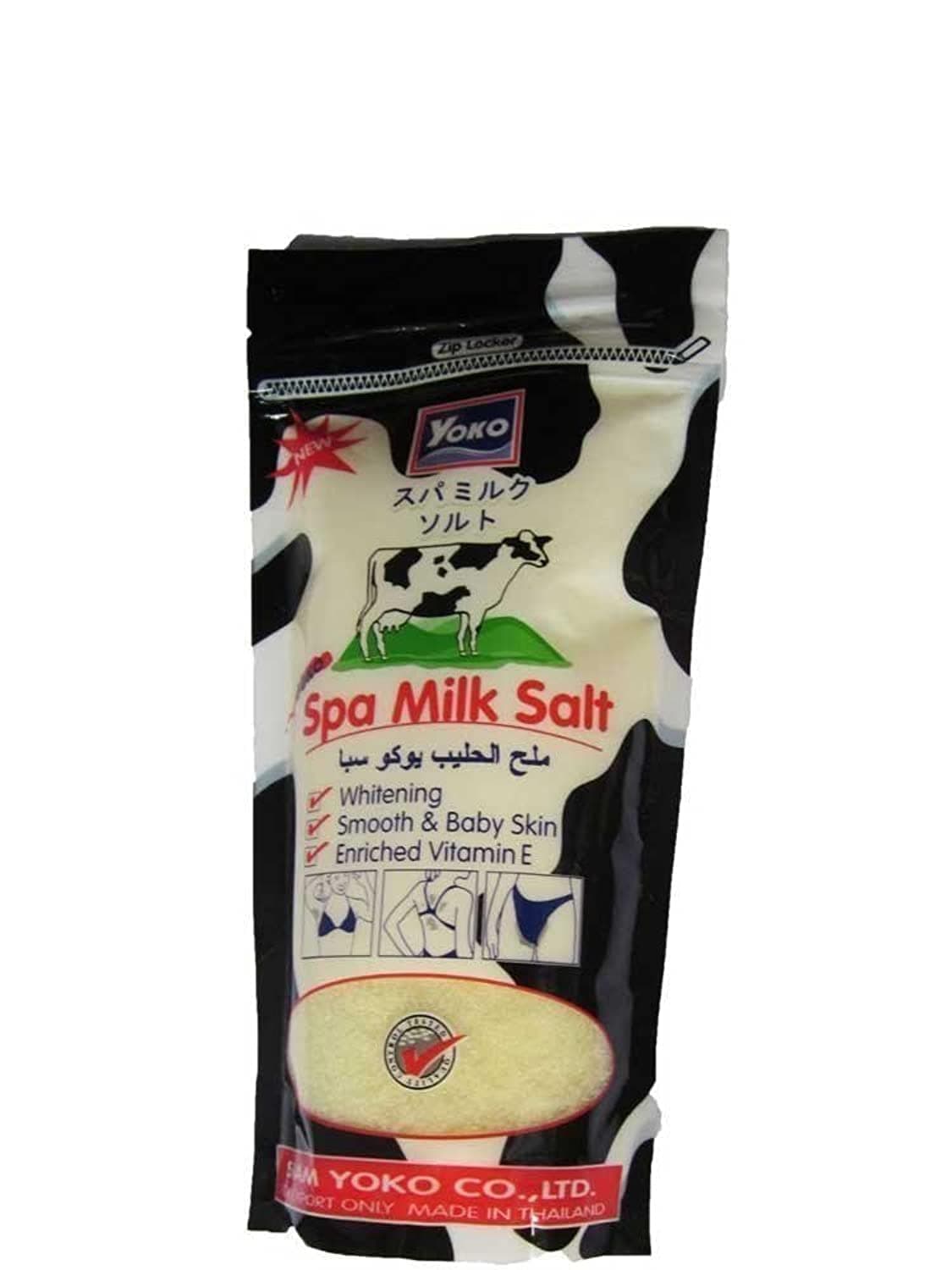 Yoko Spa Milk Salt Body Scrub with Vitamin E 300 G