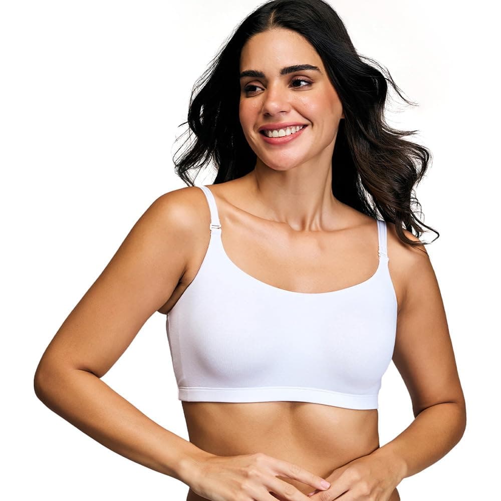 NYKD (NYB165 Cotton Non Padded & Non Wired Full Coverage Slip On T-Shirt Bra for Women | Easy Breezy Soft Fabric with Hidden Shaper Sling for No Side Bulge & Detachable Strap