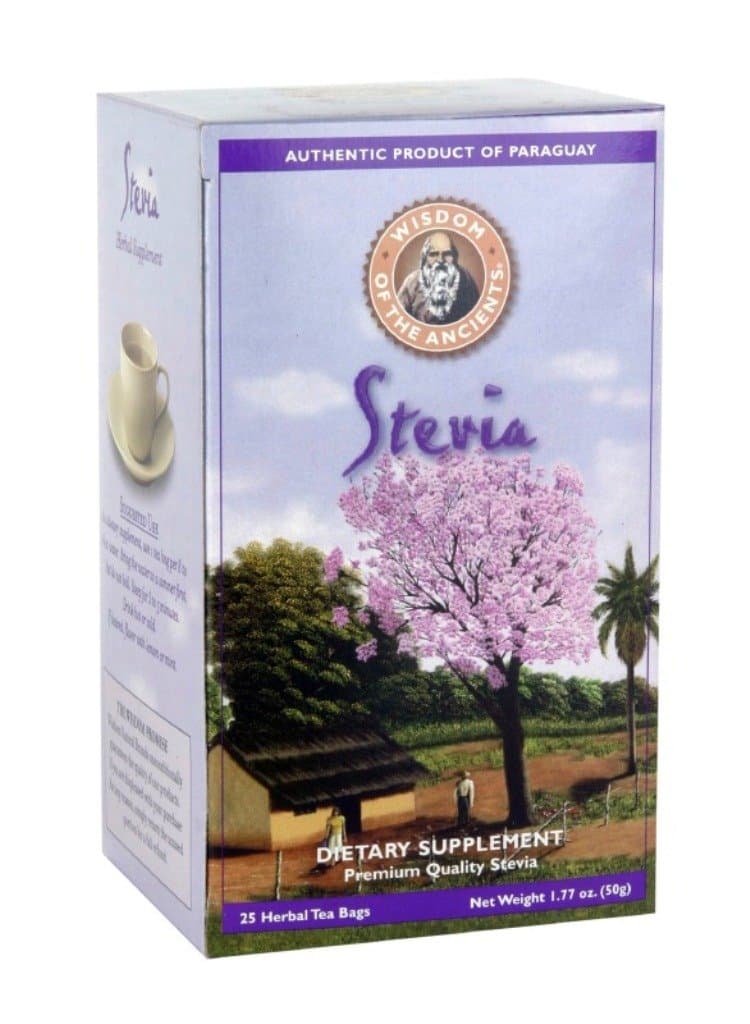 Wisdom of the Ancients Herbal Tea, Stevia, 25 Teabags (Pack of 6)