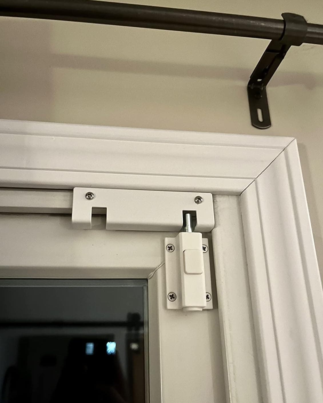 Sliding Door Security Lock - Sliding Patio Door Lock for Glass Doors, Child Safety Foot Locks