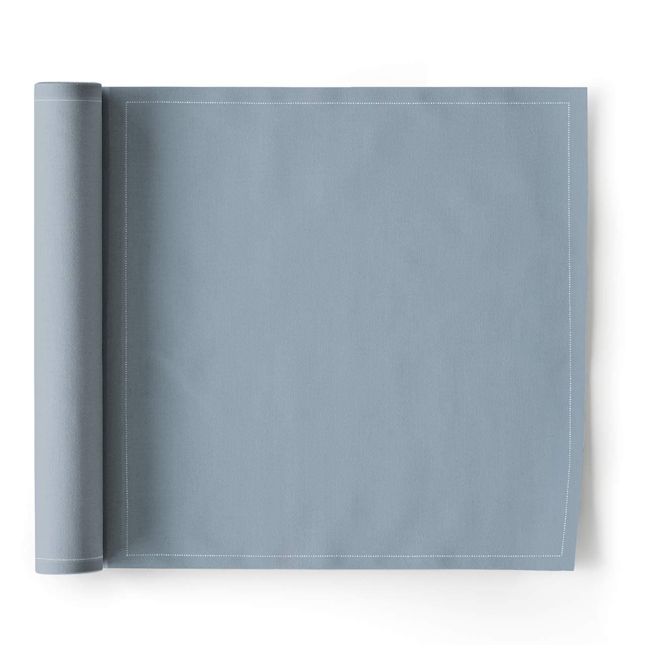 MY DRAP Basics Cotton Dinner Napkin, Foggy Blue, 12 Units per roll
