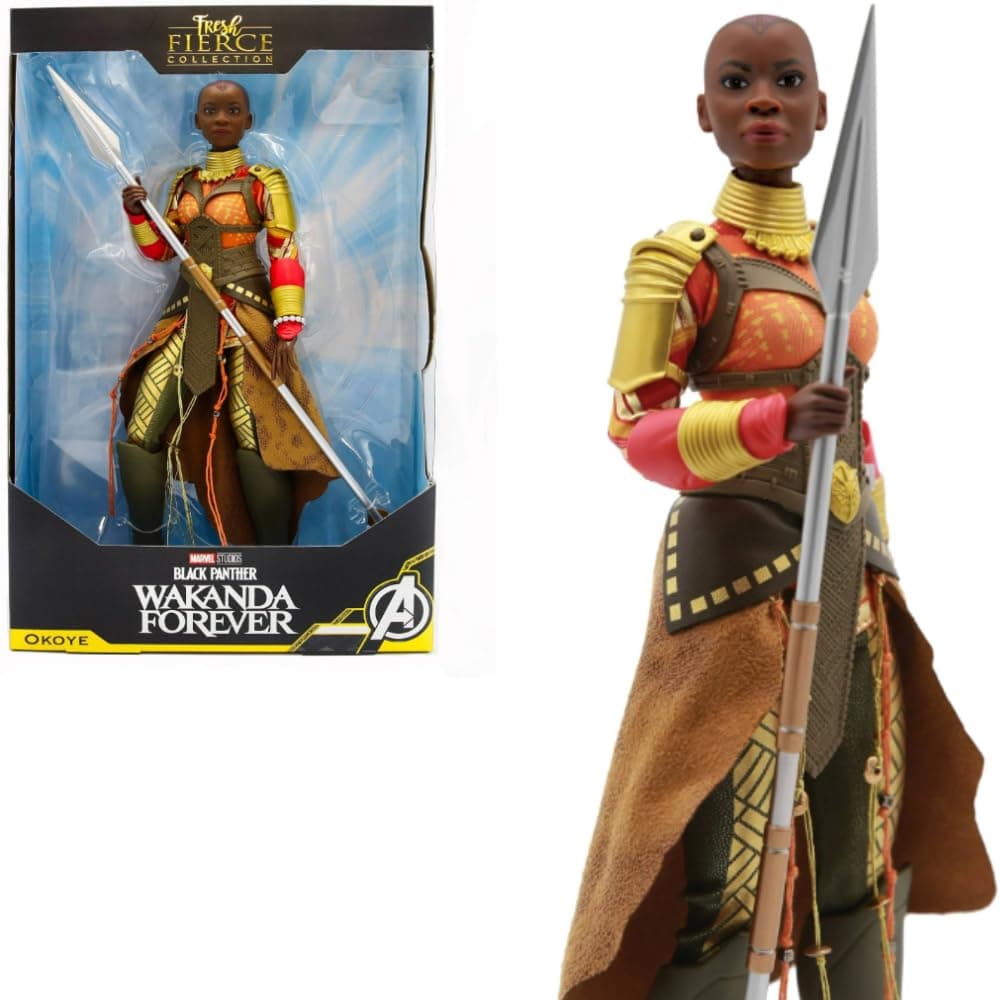 Fresh Fierce Marvel Black Panther : Wakanda Forever 11.5" Fashion Dolls Okoye