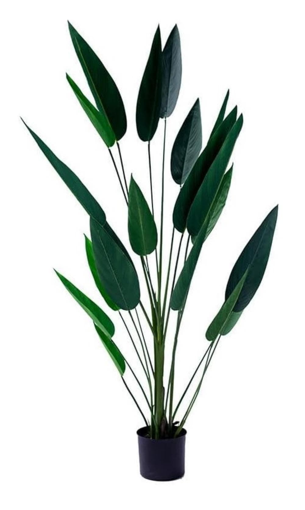 SKY-TOUCH Artificial Tree Fake Plants: 110cm Banana Leaf Fake Trees Faux Plants Indoor Realistic Plants for Office Home Room Store Decor