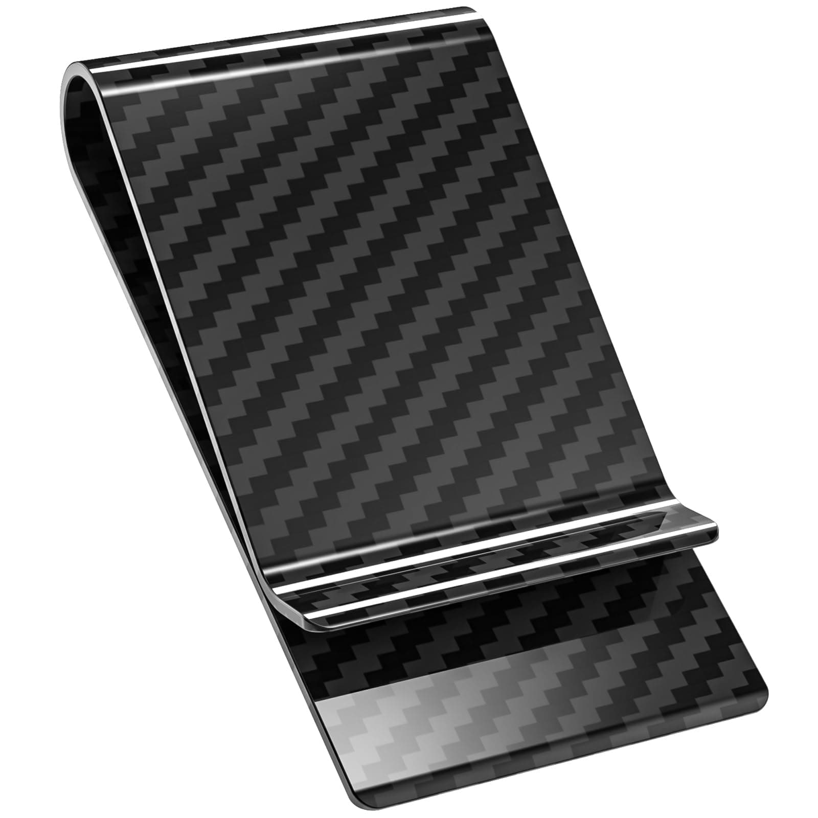Carbon Fiber Money Clip Front Pocket Wallet Minimalist Wallet Slim Wallet Credit Card Holder