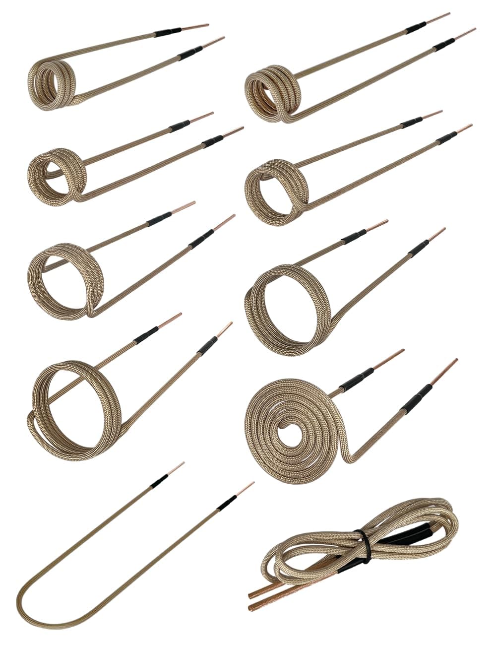 10Pcs Induction Heater Preformed Coil Kit with Flexibility and Long Lifespan for Magnetic Induction Heater, Removing Rusty Bolts and Nuts