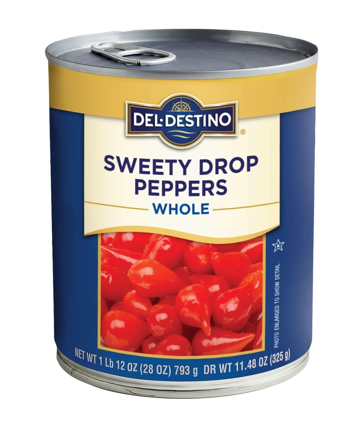 Del Destino Sweety Drop Miniature Peppers Tin, 28 Oz