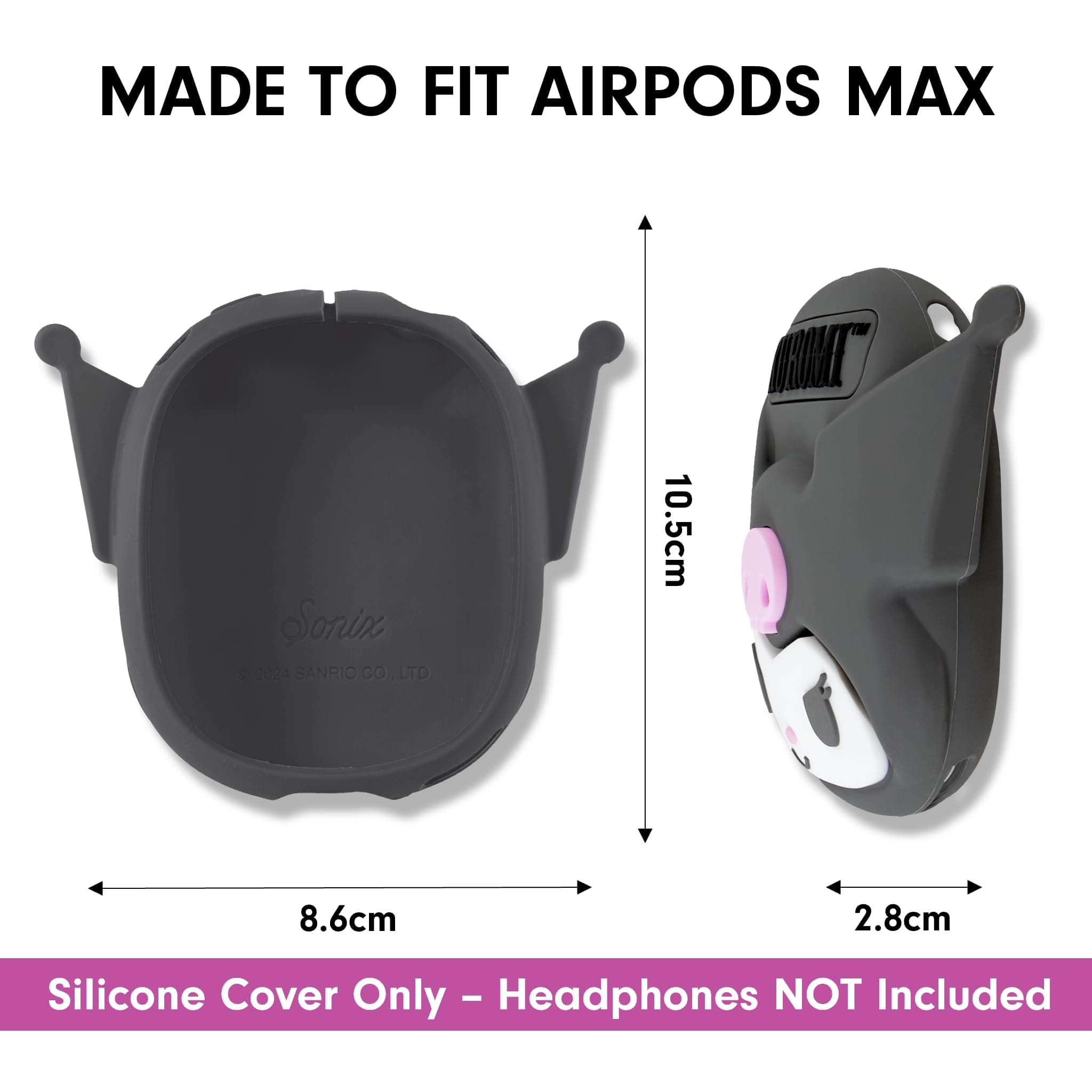 Sonix x Sanrio Protective Case Cover for AirPods Max Headphones | Silicone Cover Case | Kuromi