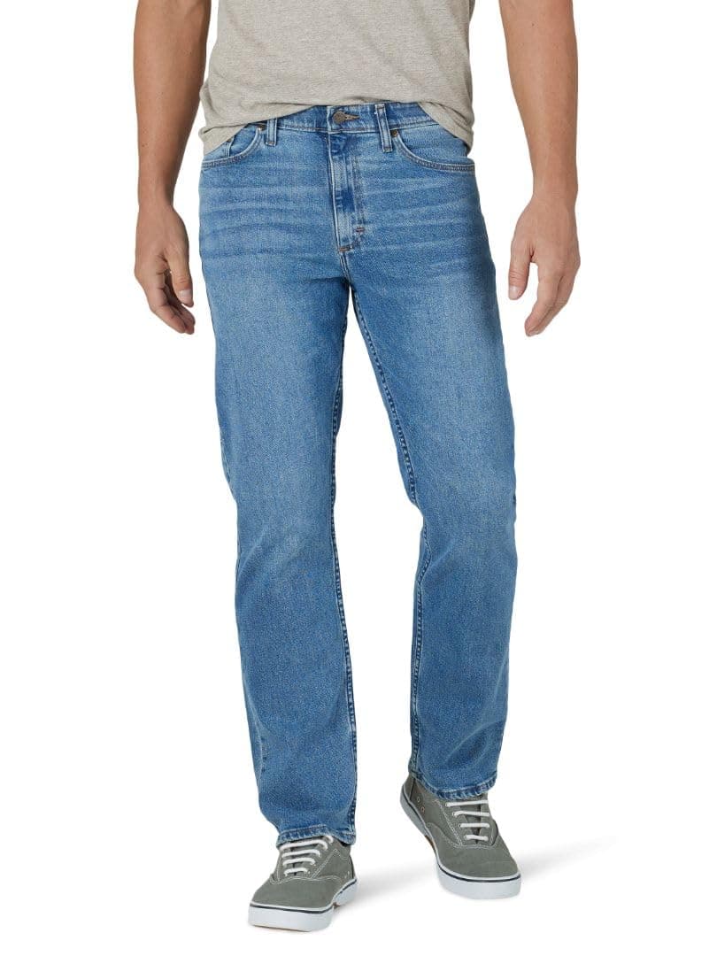 Wrangler Authentics Mens Comfort Flex Waist Relaxed Fit Jean