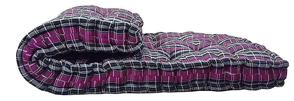 Soft Thick 5-Inch Cotton Box Mattress | Gadda Medium Firm Soft Cotton Mattress | Box Rectangle Type Single Bed Mattress (3X6 ft or 72X36X5 Inches)