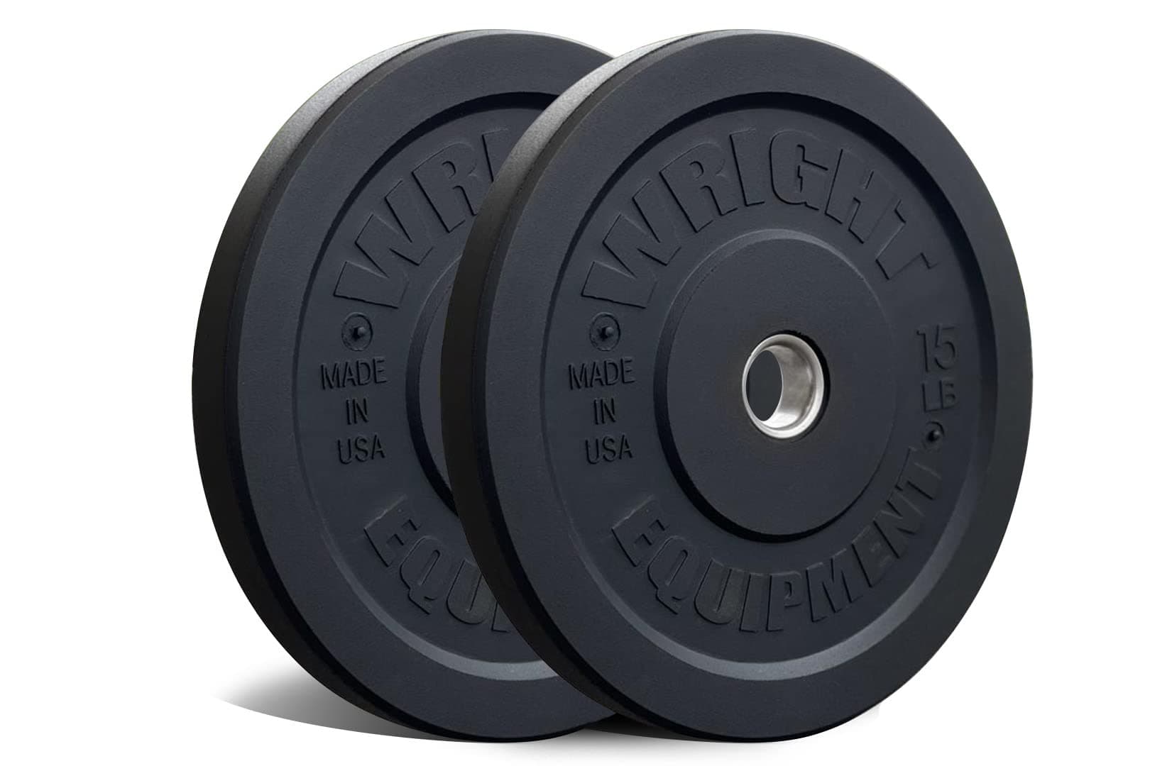 15lb Wright USA AMP Bumper Plates Pair