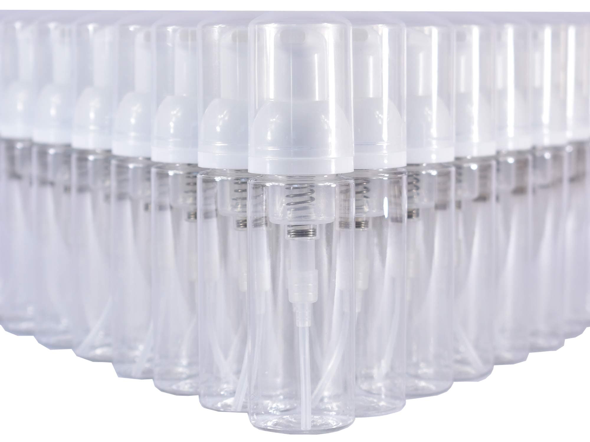 50 Pack Foaming Soap Dispenser BPA Free Plastic Mousse Travel Container 50 ml.