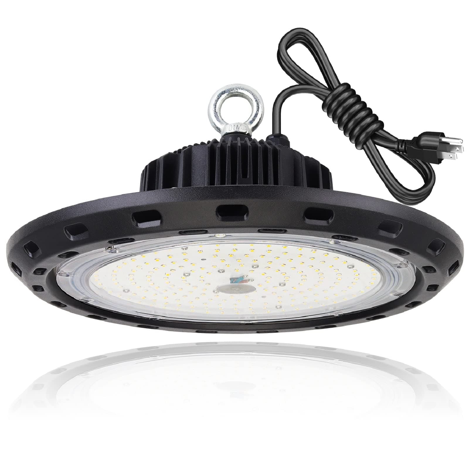 LED High Bay Lights 150W 22500lm 5000K Eqv. to 600W HPS/MH, UFO Lights for Shop Warehouse Factory