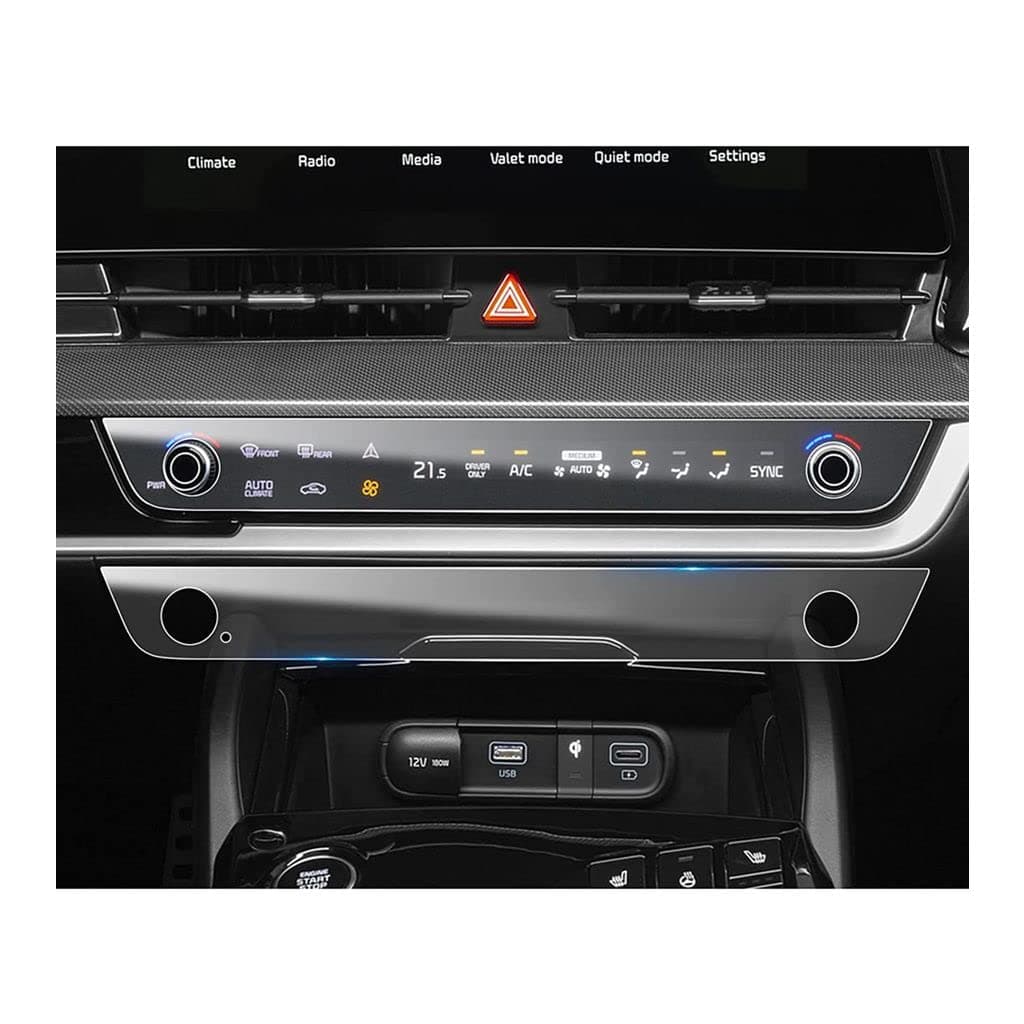 LFOTPP Car Navigation Screen Protector for Kia Sportage Climate Control 2023-2025