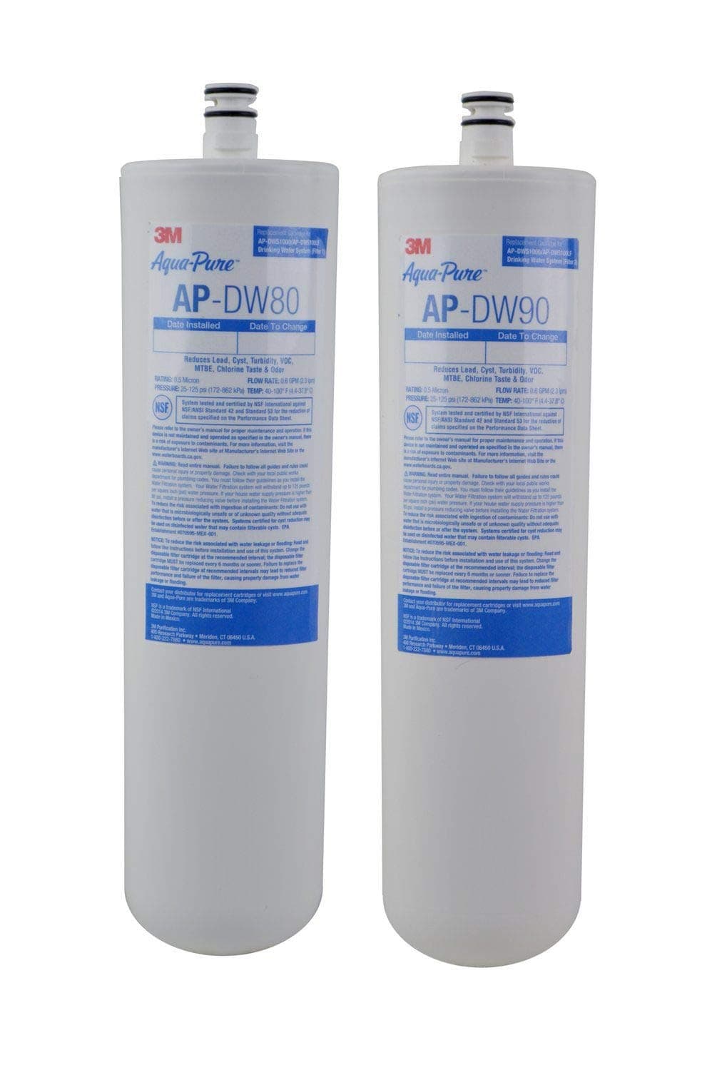 3M Aqua-Pure Under Sink Replacement Water Filter - Model AP-DW80/90 by 3M AquaPure