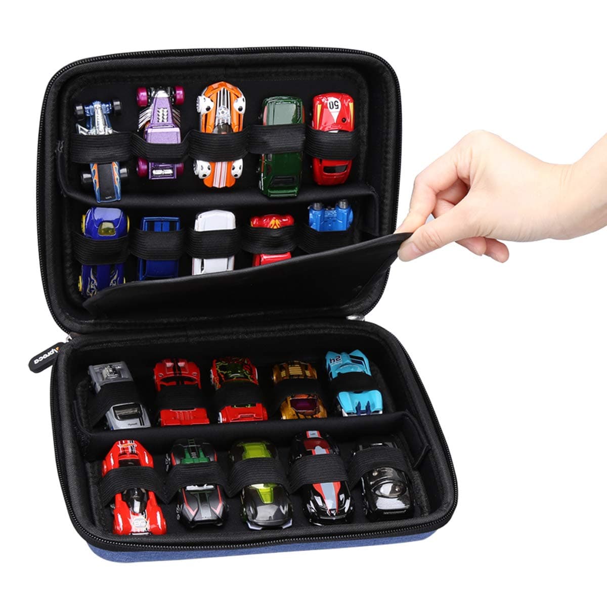 Aproca Cars Storage Case, for Hot Wheels Toy Cars & Trucks 20 Pack/Matchbox Toy Cars or Trucks 20-Pack (Case Only)