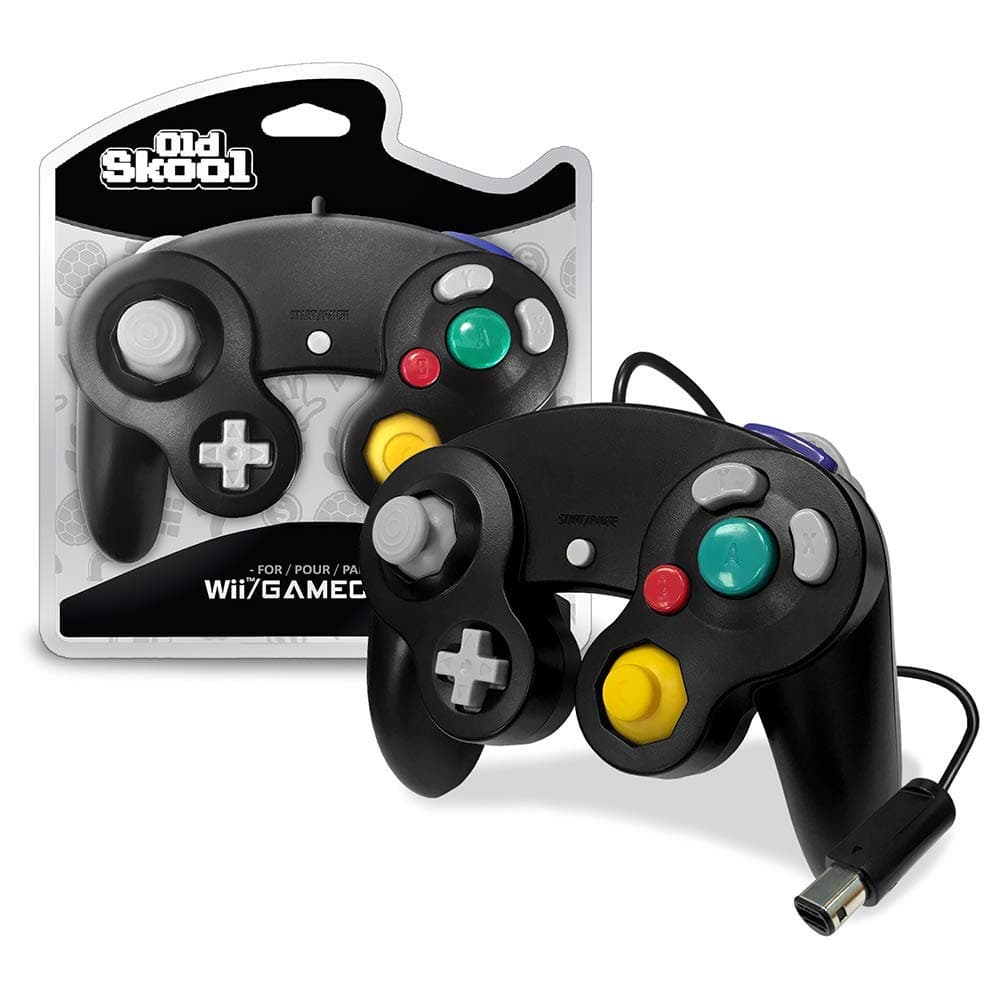 Old Skool GameCube/Wii Compatible Controller - Black