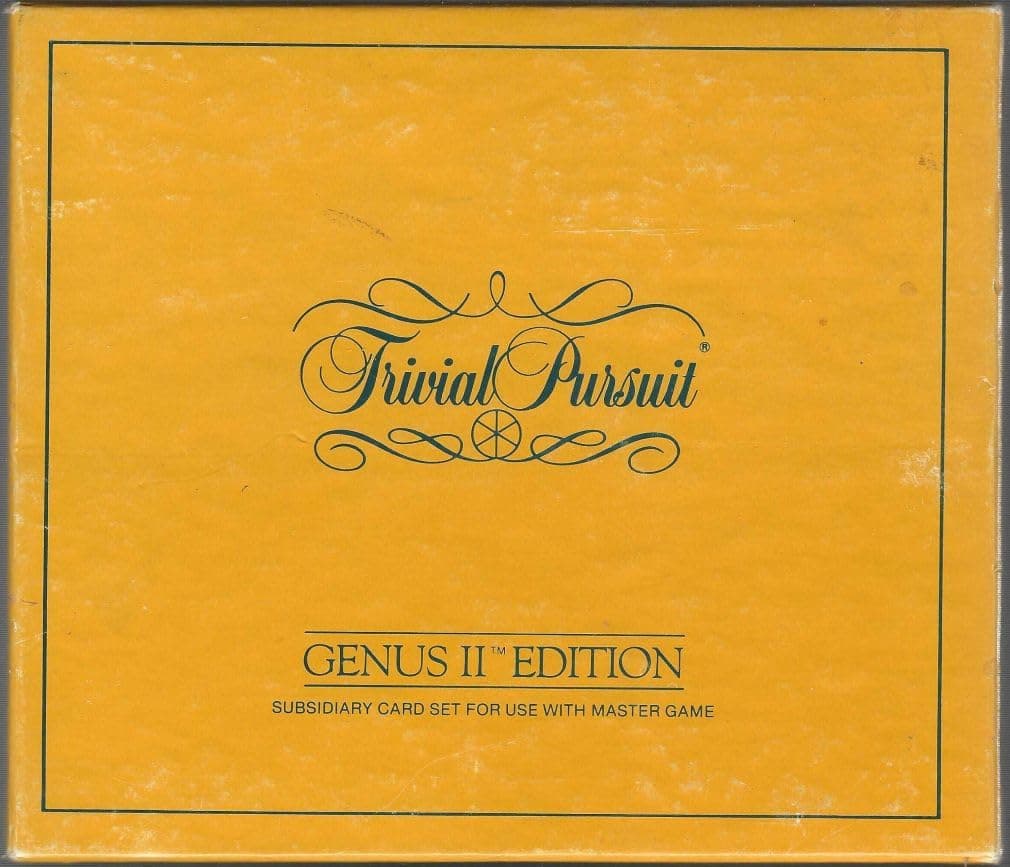 Trivial Pursuit Subsidiary Card Set, Genus II Edition