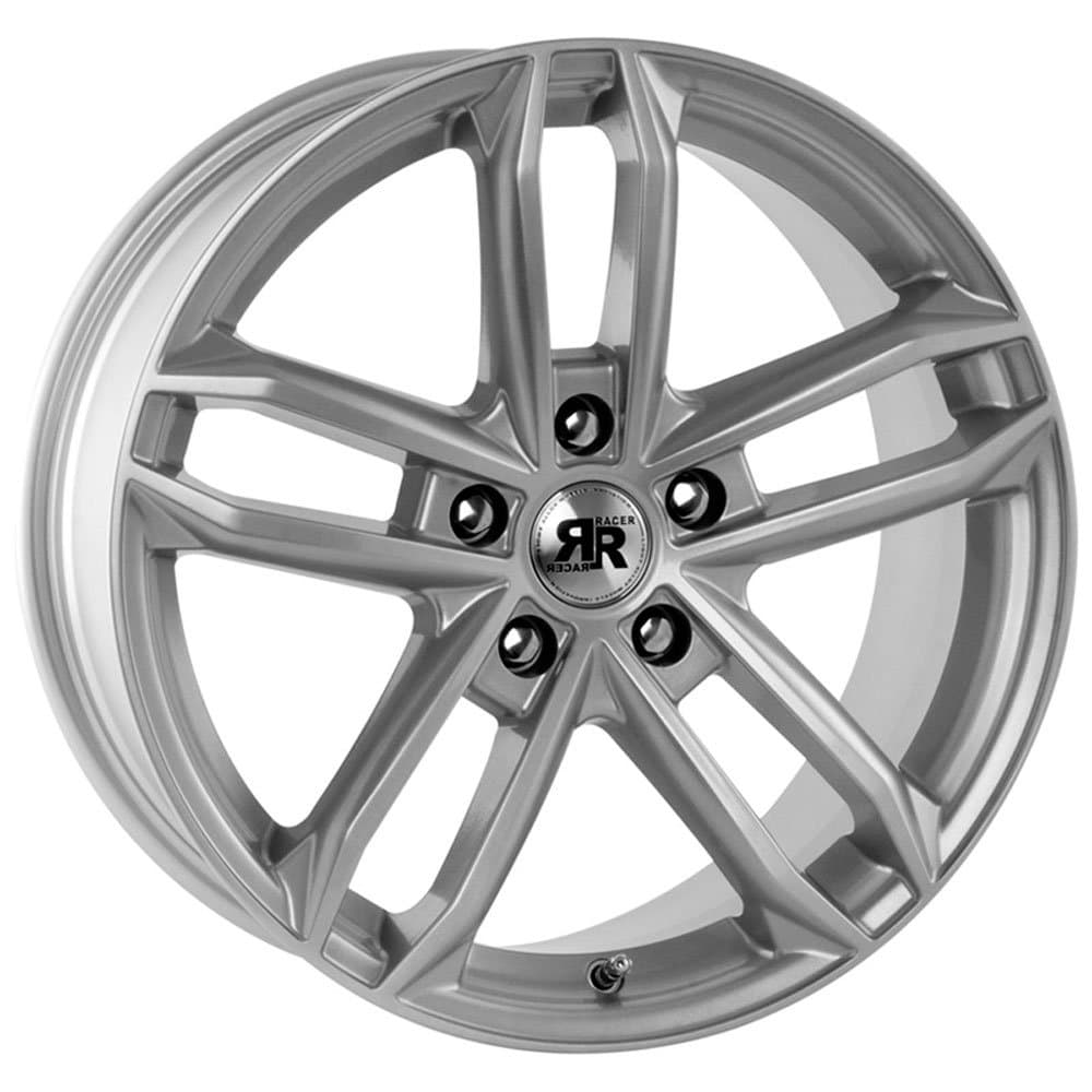 RACER DARK Silver 7.5x17 ET35 4x100 Hub Bore 67.1 Alloy Rims