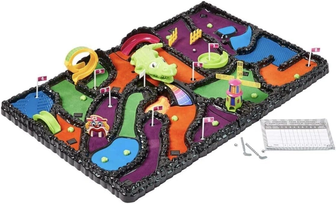 – #winning Electronic Arcade Mini Golf Miniature Moving Obstacles Table Top Game