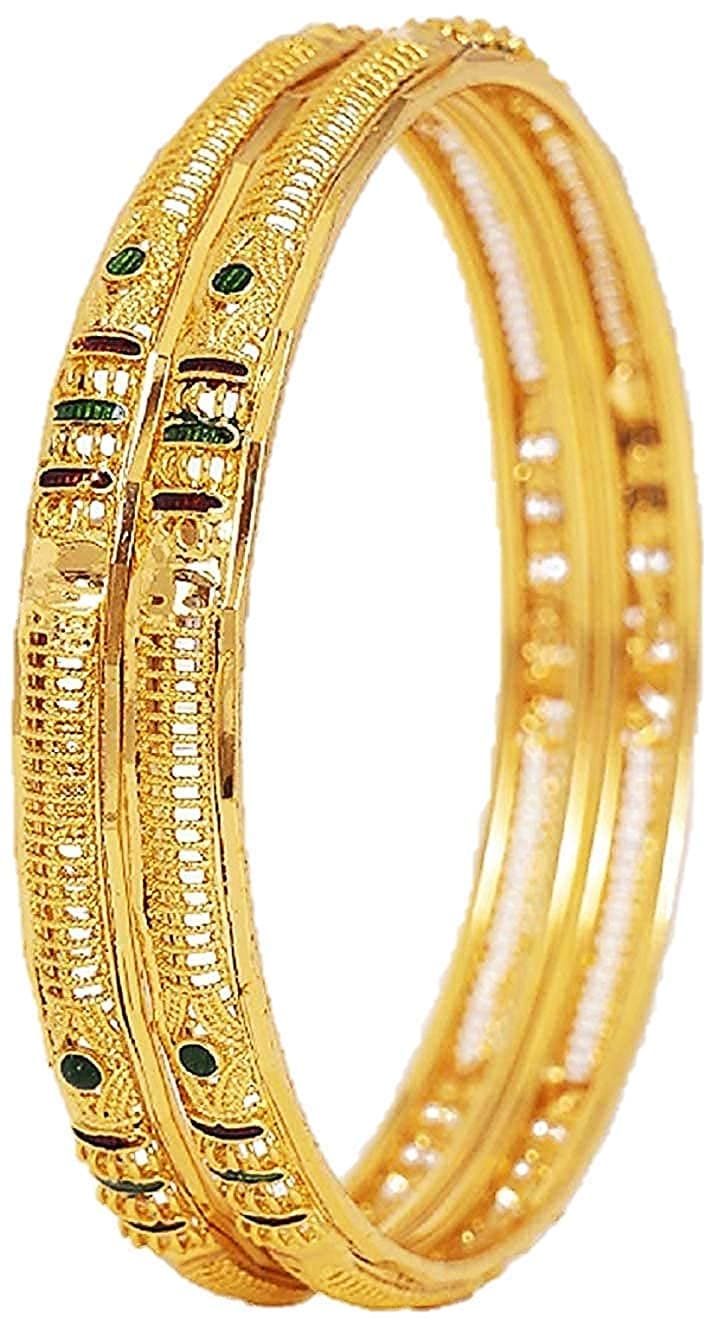 Gold Plated Bangles for Women & Girl's