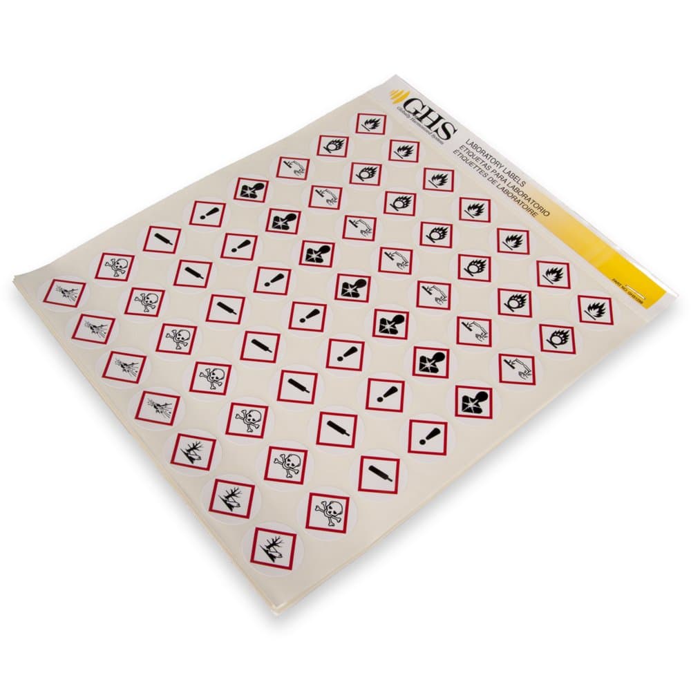 GHS - GHS1299 /HazCom 2012: Hazard Class Pictogram Label, Variety Pack, 1" each (Pack of 1120)