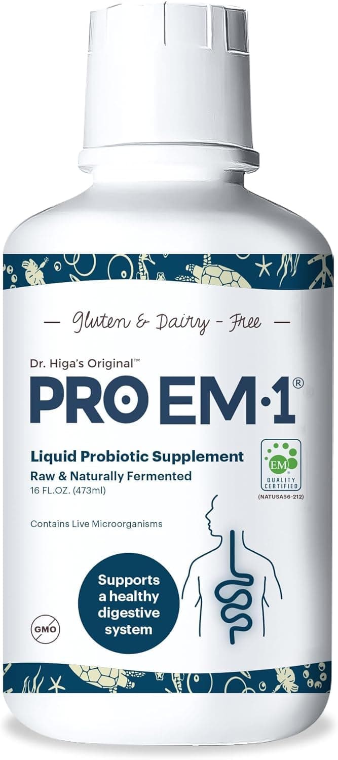 TeraGanix Organic Liquid Probiotic (30 Day Supply), Gut Health Supplement, Dr. Formulated for Adults & Kids, Improves Immune Function, Digestion & Nutrient Absorption, 6 Mil CFU/ml (16 fl oz)