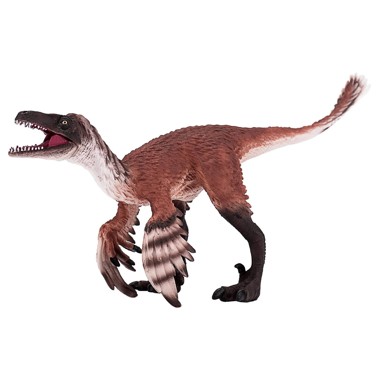 MOJO - Troodon Dinosaur| Moving Jaw Feature | Hand-Painted Toy Figure | Prehistoric Life Collection | True to Life & Highly Detailed | Designed in UK