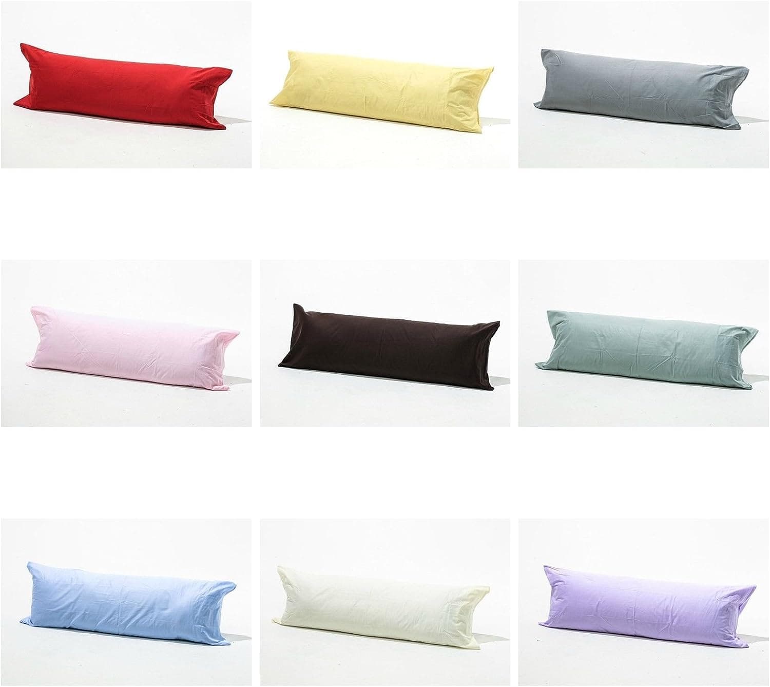 Ridas Bolster Pillowcases 100% Polycotton Blend product 4.6 Feet (54"), Peach