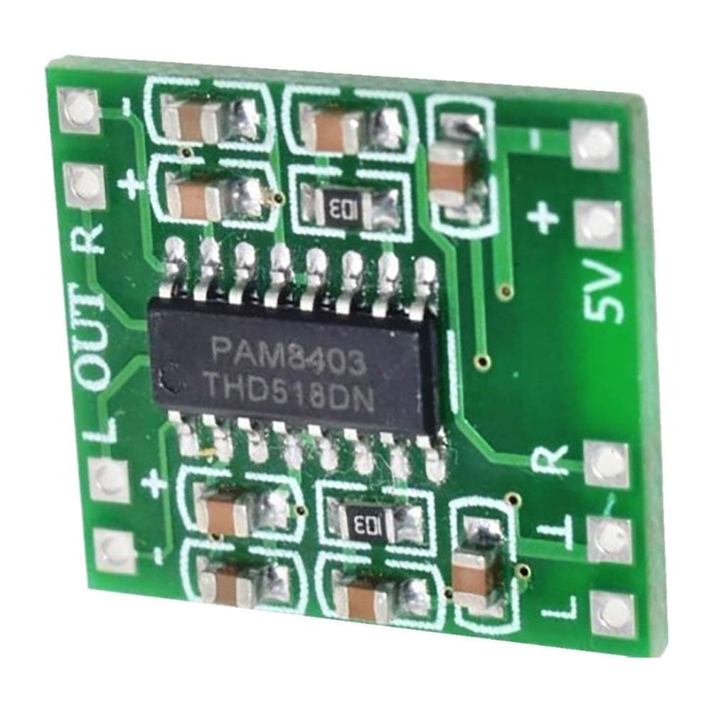 Chauhan Abhiyantriki™ Pam8403 Digital Power Mini Amplifier Module Board 2 x 3 W Class D 2.5~5 V Powered 1pc
