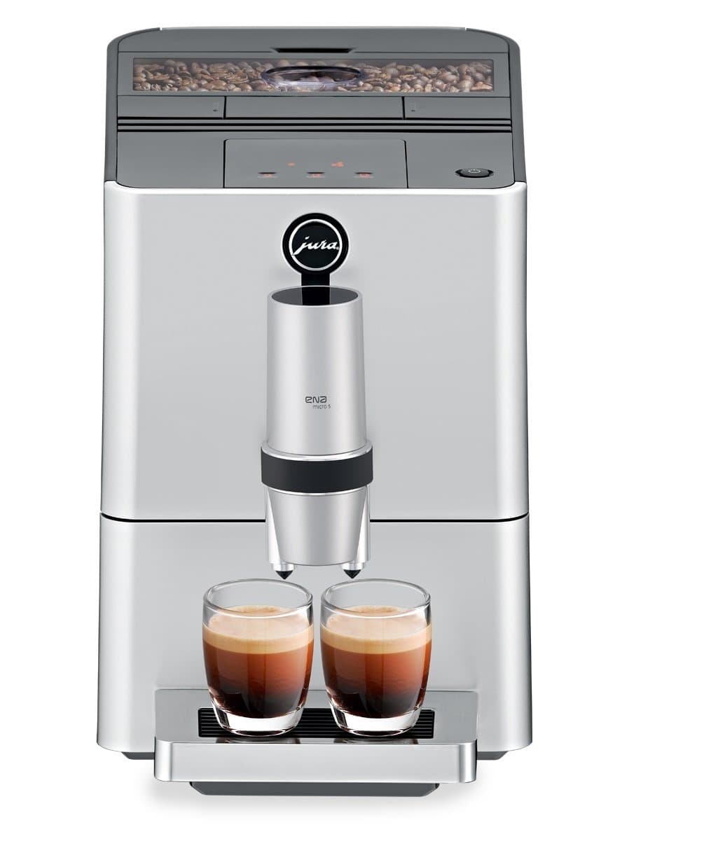 Jura ENA Micro 5 Automatic Coffee Machine, 1, Silver